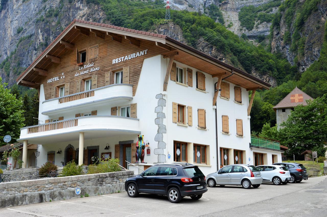 Le Relais Du Mont Blanc Hotel Magland Bagian luar foto